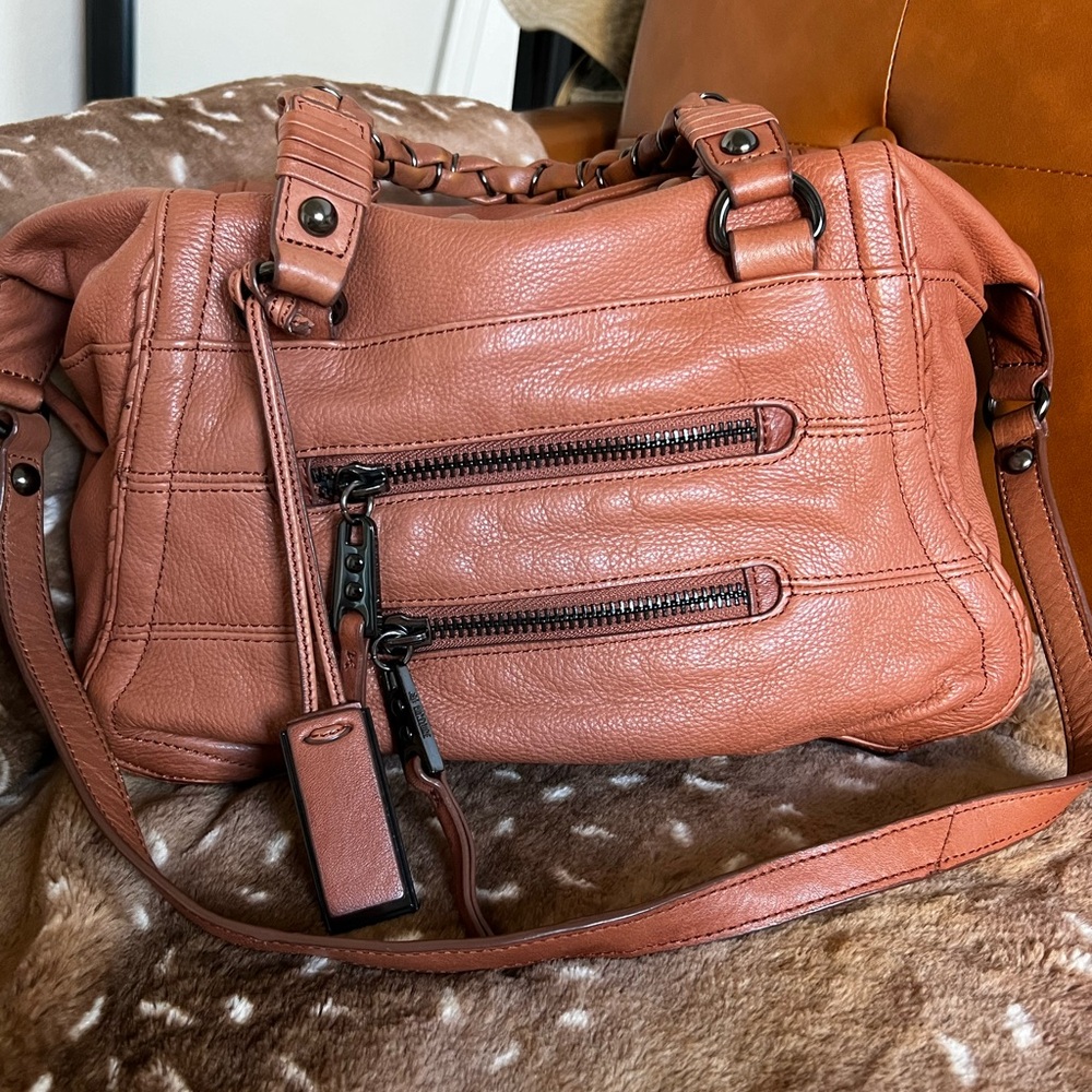 Pour La Victoire Hampton Leather Satchel